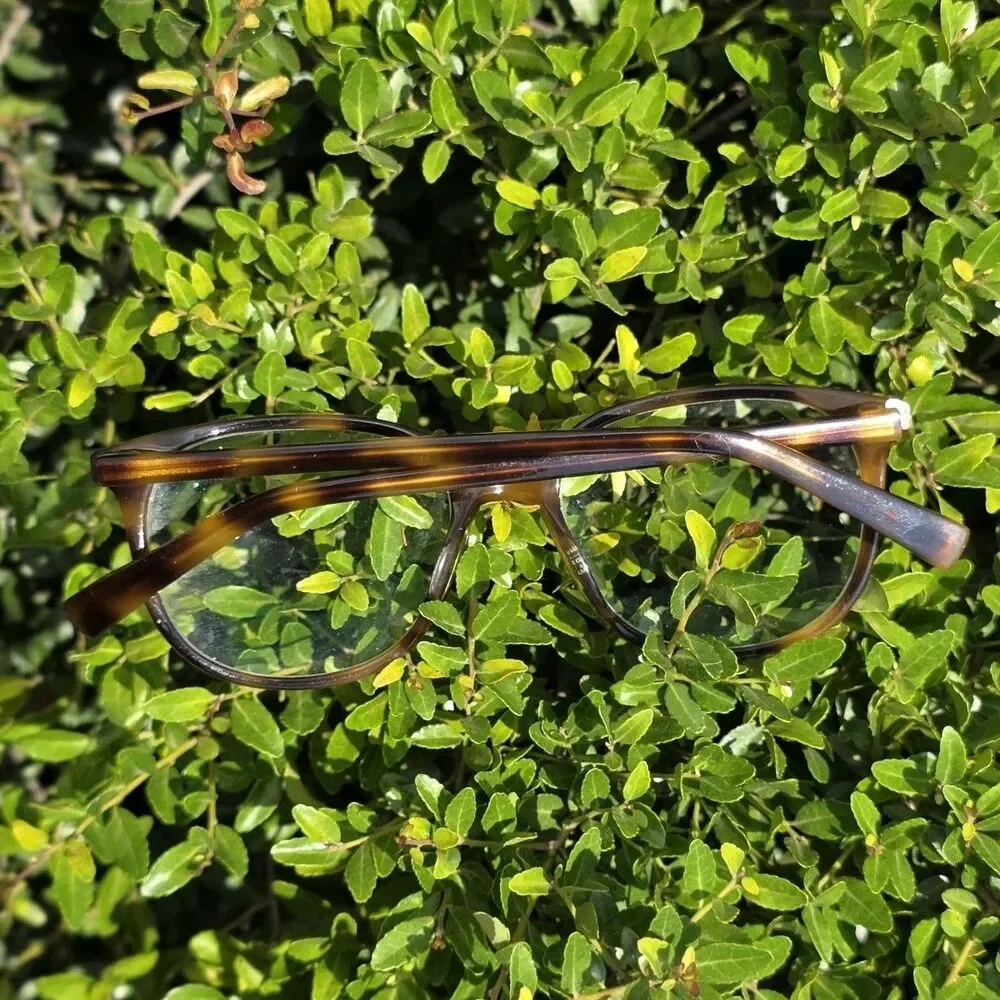 Warby Parker LAUREL 225 Brown Tortoise Shell Round Eyeglasses Frame 52-17-140 mm